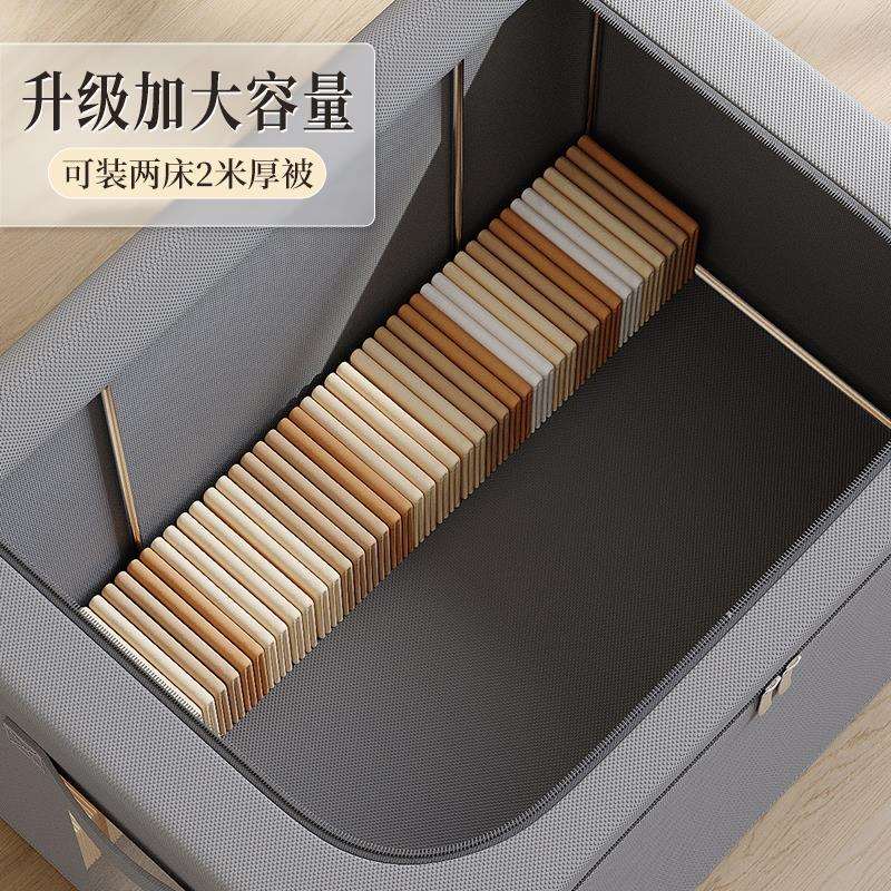 阳离子衣服收纳箱家用布艺整理盒衣柜装衣物折叠袋储物箱