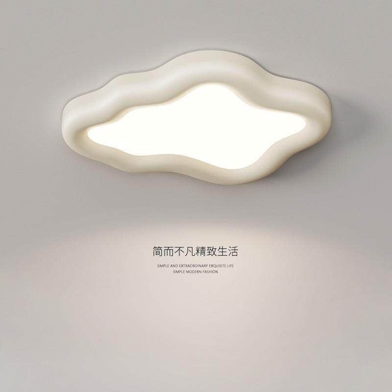 极简 led护眼卧室灯简约现代奶油风儿童房间主卧室创意云朵吸顶灯