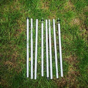 天幕支撑杆铝杆铁杆帐篷杆加粗加厚配件支架超轻骨架营柱可定制