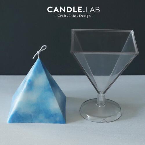 CANL.金字塔PC用立体塑料 | D模具模具E透明三角硬质蜡烛LAB
