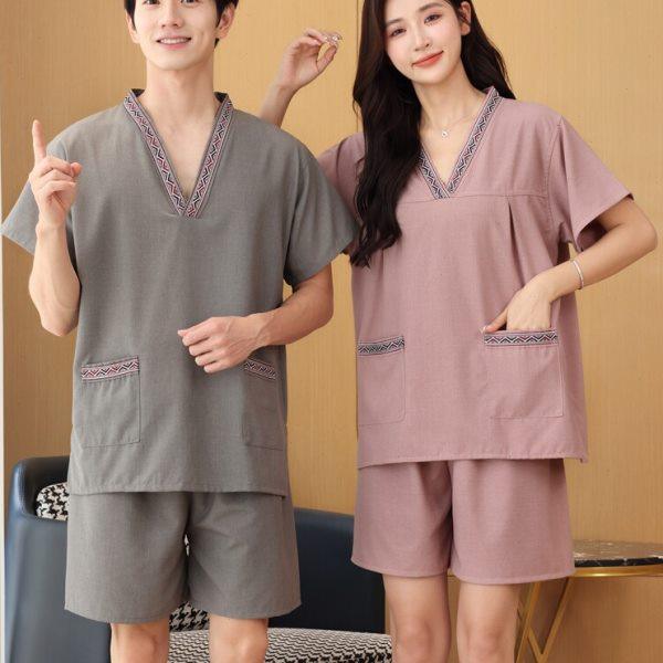 汗蒸服2023新款贡棉长腿长袖洗浴中心洗浴服浴服男款大码足浴店浴,居家布艺,汗蒸服,淘宝优惠券,粉丝福利购,淘宝优惠卷