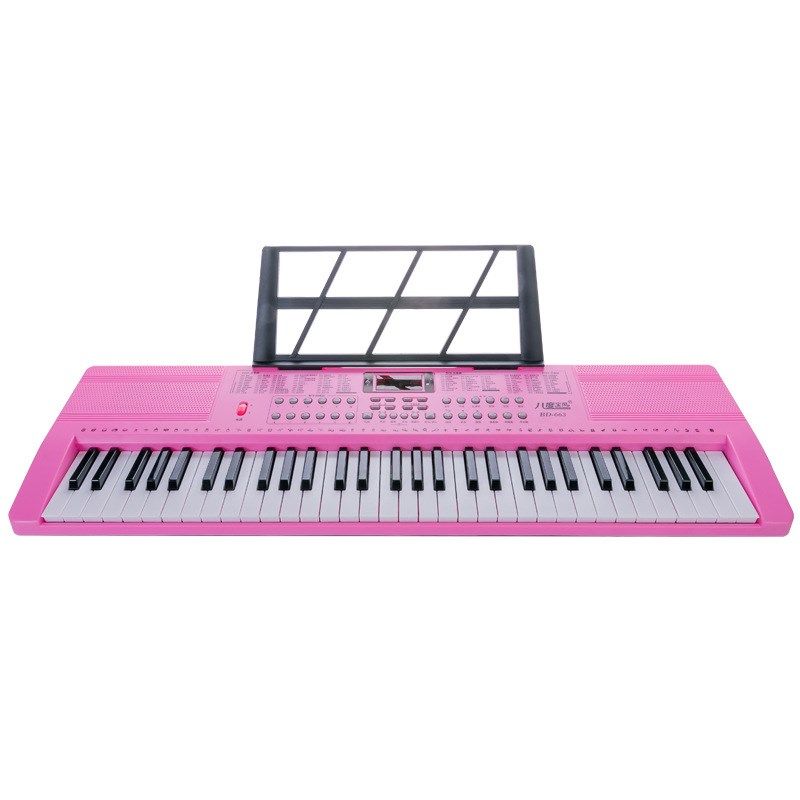 新款663 61键儿童电子琴多功能音乐玩具开发兴趣培养电子琴