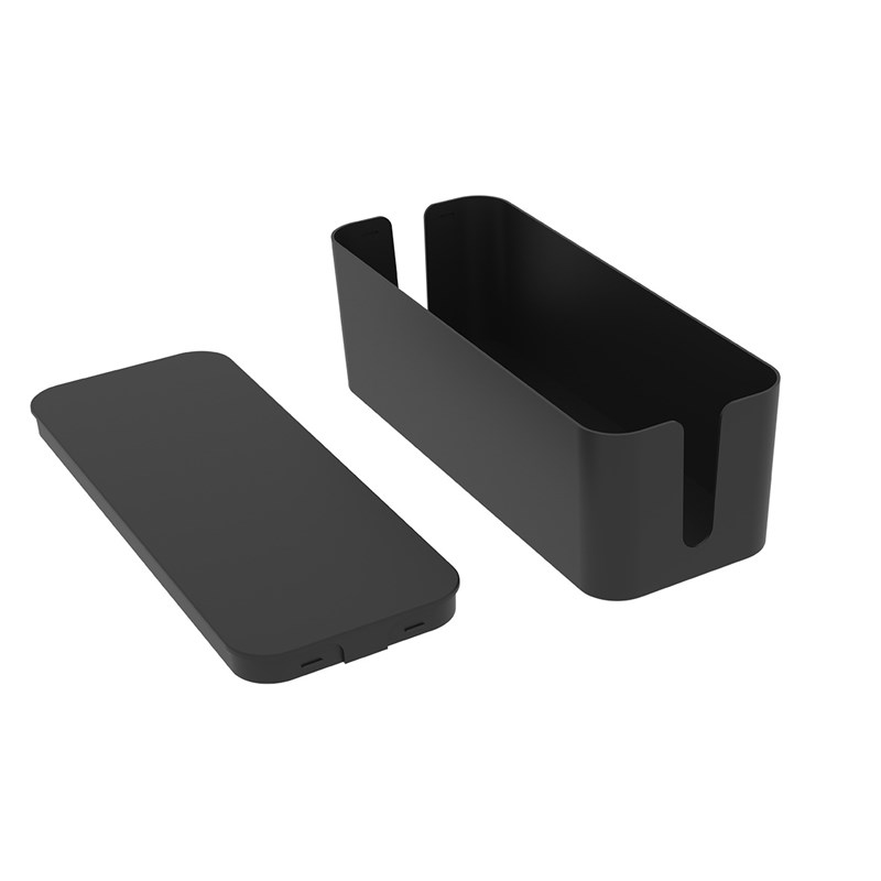 电线收纳盒 插座插线板理线盒桌面整理集线盒木制插排排插收纳盒