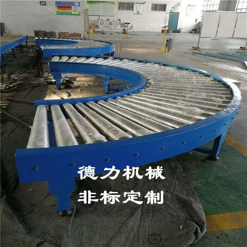 90度滚筒转弯机无动力辊道输送线沙发纸箱输送机流水线辊道线