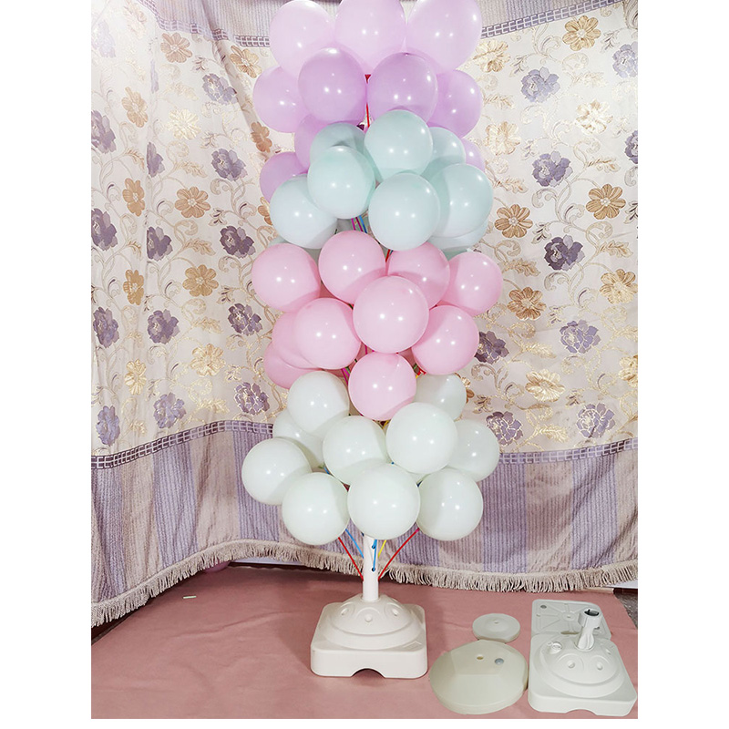 大型挂气球树展示架支架子两米立柱注水底座O插汽球的拆卸重复使