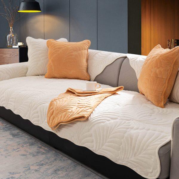 沙发垫四季通用冬季毛绒高档皮防滑简约加厚坐垫子沙发套罩靠背巾,居家布艺,沙发垫,淘宝优惠券,粉丝福利购,淘宝优惠卷