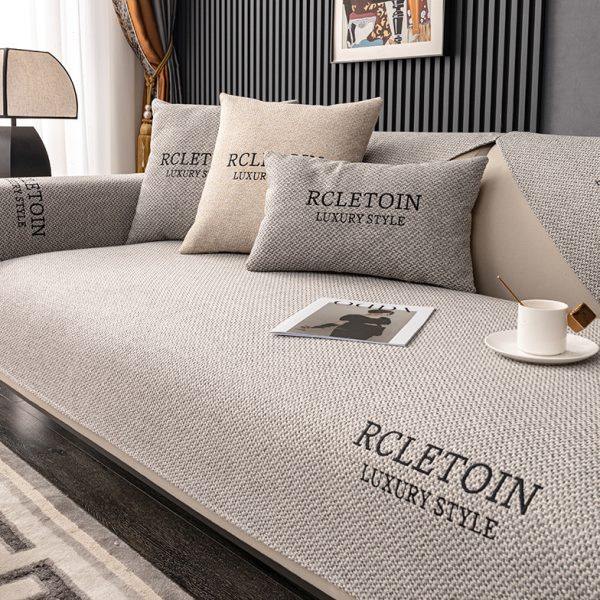 棉麻沙发垫四季通用防滑坐垫简约现代沙发套罩2024新款全包盖布巾,居家布艺,沙发垫,淘宝优惠券,粉丝福利购,淘宝优惠卷