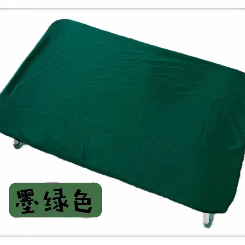 小学生桌布桌罩课桌套4060课桌桌布加厚墨绿色单Y人课桌桌桌套