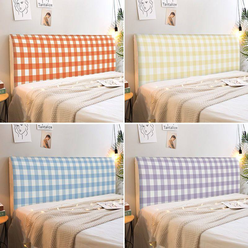 床头罩包套简约木头床保护套弹性软包布艺防尘罩一件 厂家直销