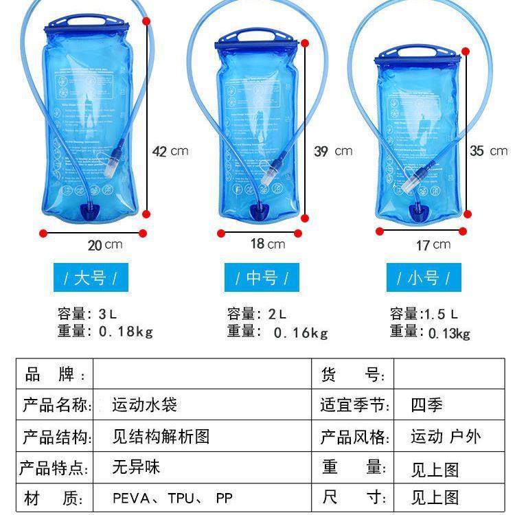 户外饮水袋便携折叠大容量1.5L2L3L升运动登山骑行软水袋水囊,户外/登山/野营/旅行用品,塑料水袋,淘宝优惠券,粉丝福利购,淘宝优惠卷