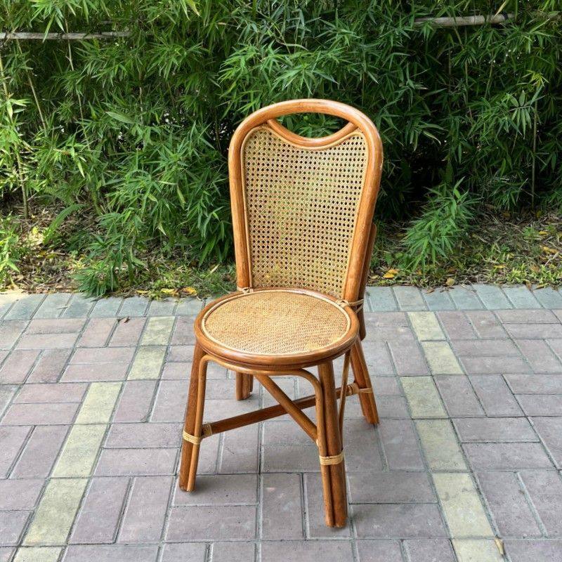 3Y餐椅小藤椅子靠背椅天然藤编织小椅子单人家用休闲阳台书房送老,住宅家具,阳台椅,淘宝优惠券,粉丝福利购,淘宝优惠卷