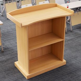 演讲台讲台桌上老师讲桌演讲桌迎宾台学校教室教师发言席讲台站台