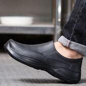 厨师防滑鞋 防油食堂餐厅轻便鞋 酒店厨房鞋 防水工作超轻耐油耐水鞋