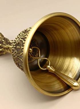 手摇铃铛成人超响铜三清铃道铃大大号纯铜摆件