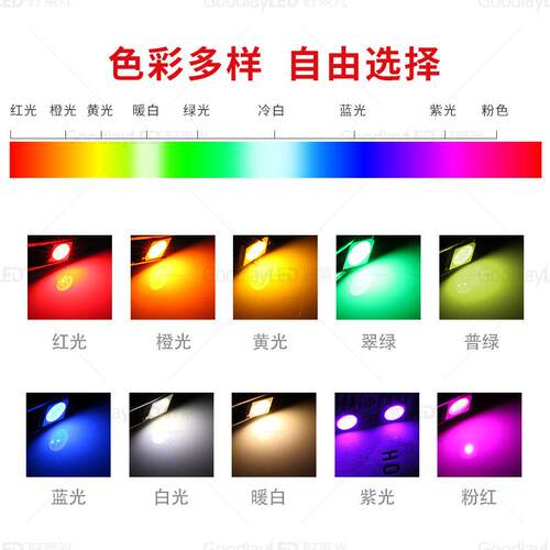 厂家直供5050rgb灯珠 三安芯片高亮 5050 贴片全系列 发光二极管