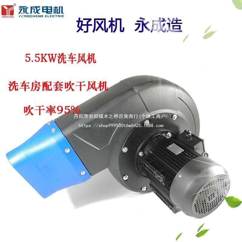 无接触往复式洗车离心风机鼓风机380v全自动洗车工业吹干风机款