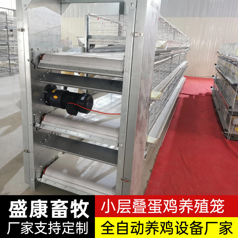 小层叠蛋鸡笼鸡场养殖场设备一体自动化蛋鸡笼子层叠式捡蛋鸡笼