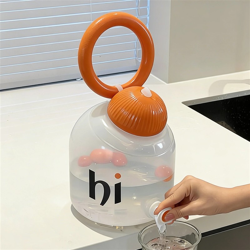 夏季带龙头冷水壶4L大容量冷泡