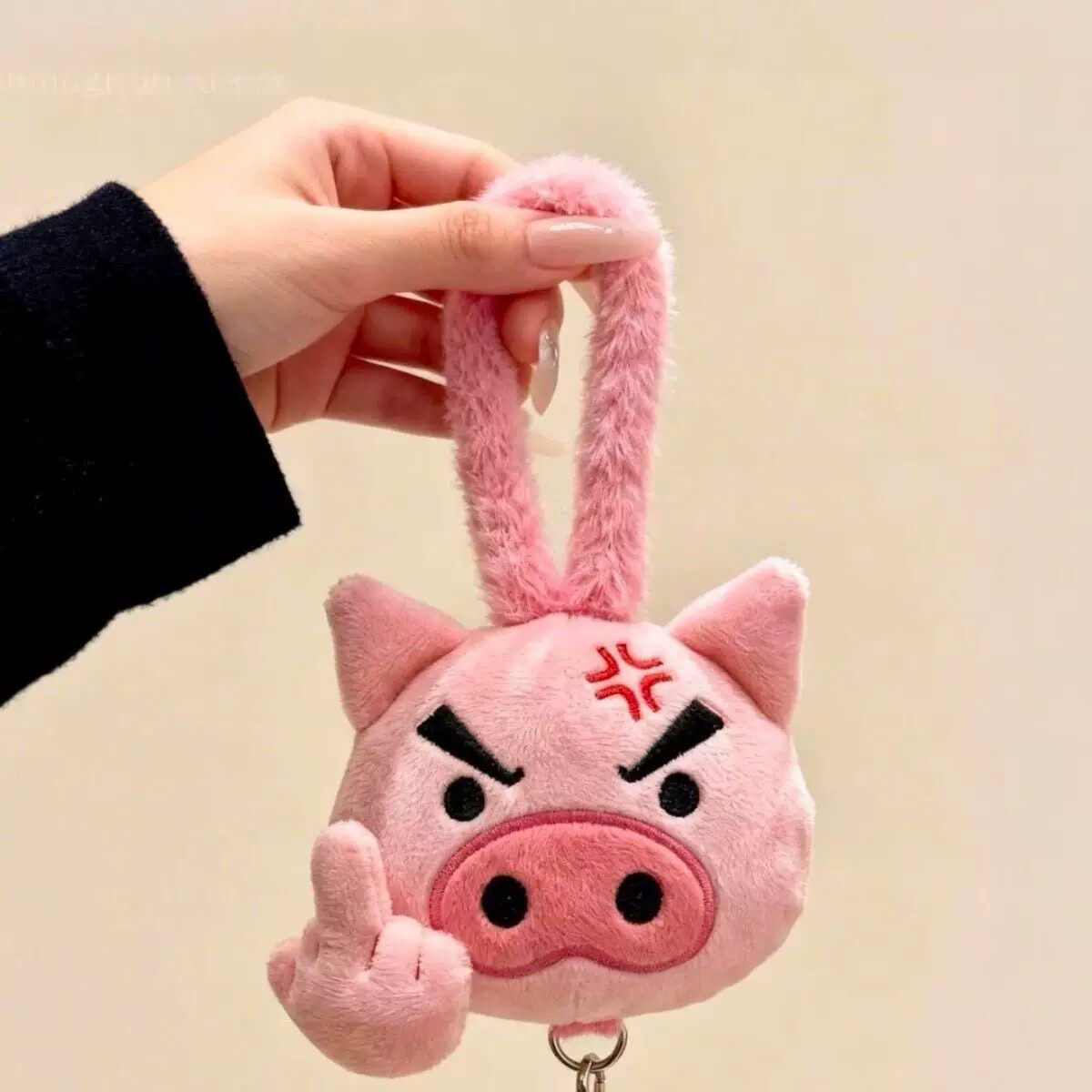 肥嘟嘟左卫门可爱毛绒包挂件送礼