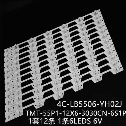 L55P1-UD D55A730灯条TMT-55P1-12X6-3030CN-6S1P 4C-LB5506-YH02