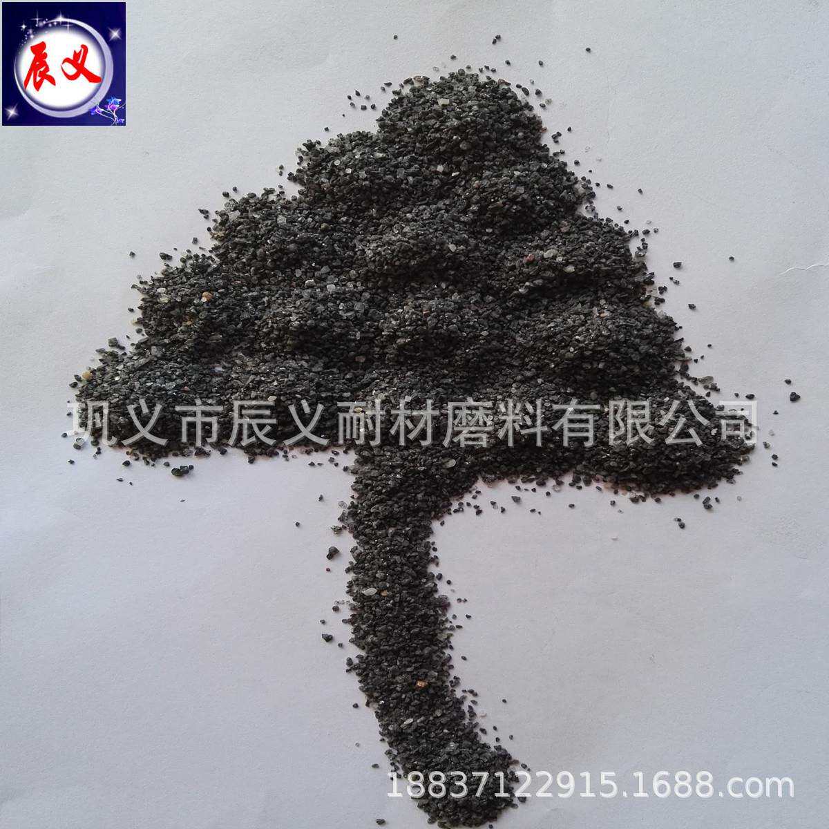 强磁性磁铁矿截污能力强 单层滤池垫层铺磁铁矿滤料使用周期长