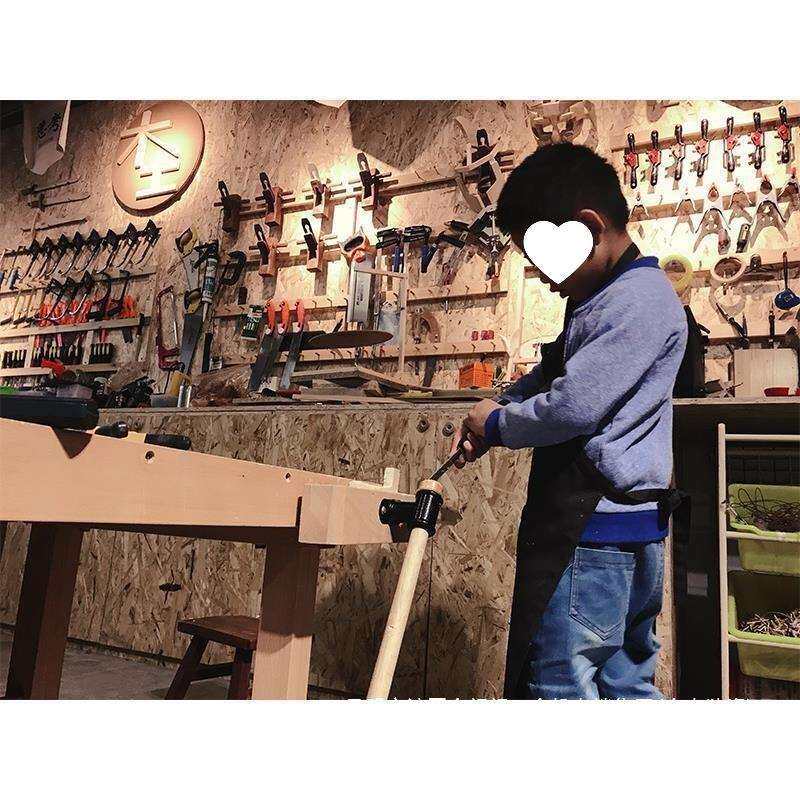 厂家儿童木工工具套装 手工幼儿园学校区角木工坊儿童亲子木艺