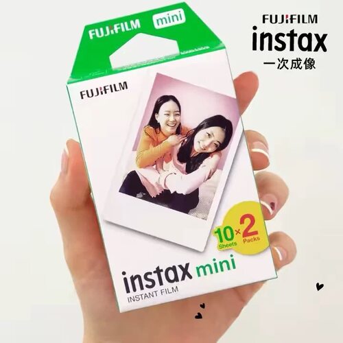 富士拍立得相纸instax白边三寸通用mini相纸
