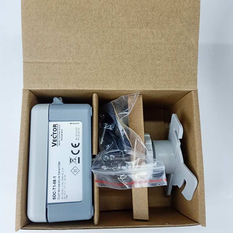 Vector伟拓SDC-T1-16-1 SDC-T1-24/08-1风管式 温度传感器 变送器