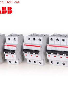 ABB断路器空气开关S200系列25KA交流4P四极C特性10A进口