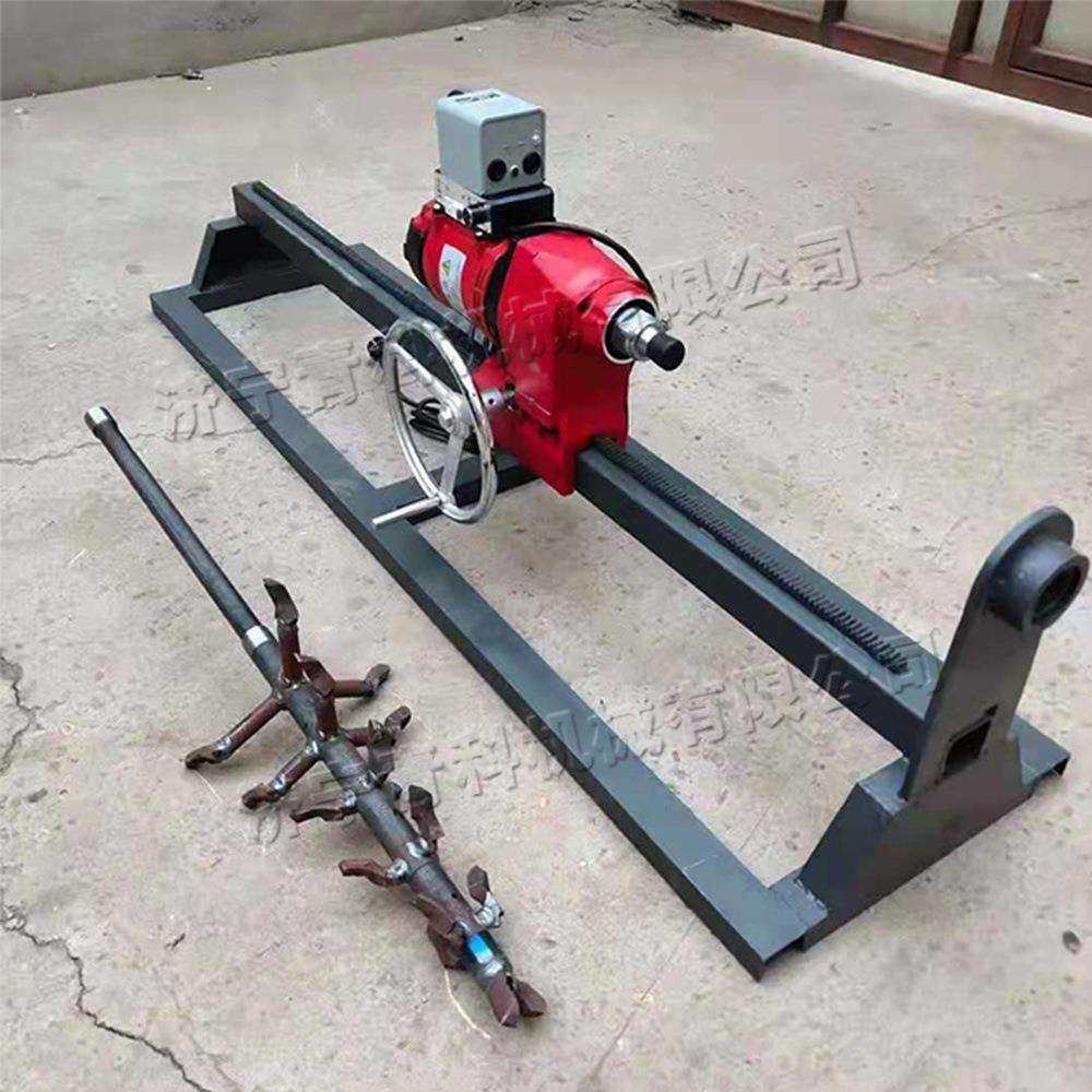 小型地下管道钻孔机电缆管然气管过路打眼机便携公路水平打孔机