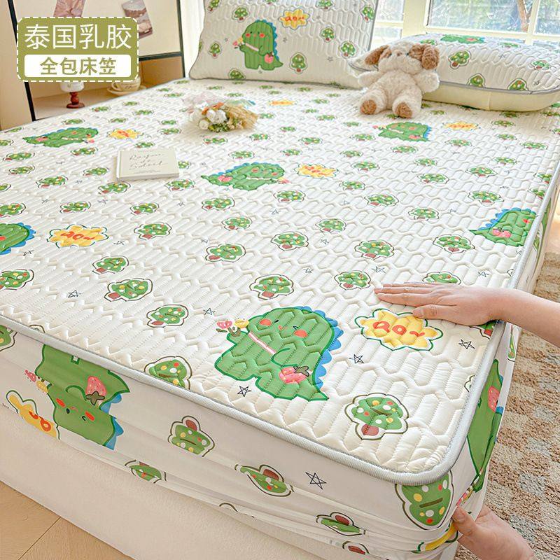 夏季冰丝乳胶凉席床笠单件床罩席梦思床垫保护罩2025年新款床套