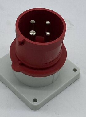 防水1  2A固定暗装 445 工业插头3 38P3V插头面板0MN安装