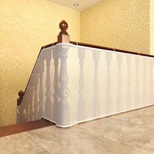 保护阳台安全网加厚宝宝孔婴儿楼梯细栏布防护网家用3米防坠网童