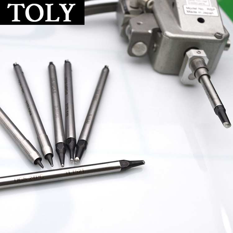 DCS-20PCV2焊锡机器人马蹄开槽发热咀APOLLO阿波罗烙铁头焊接头子