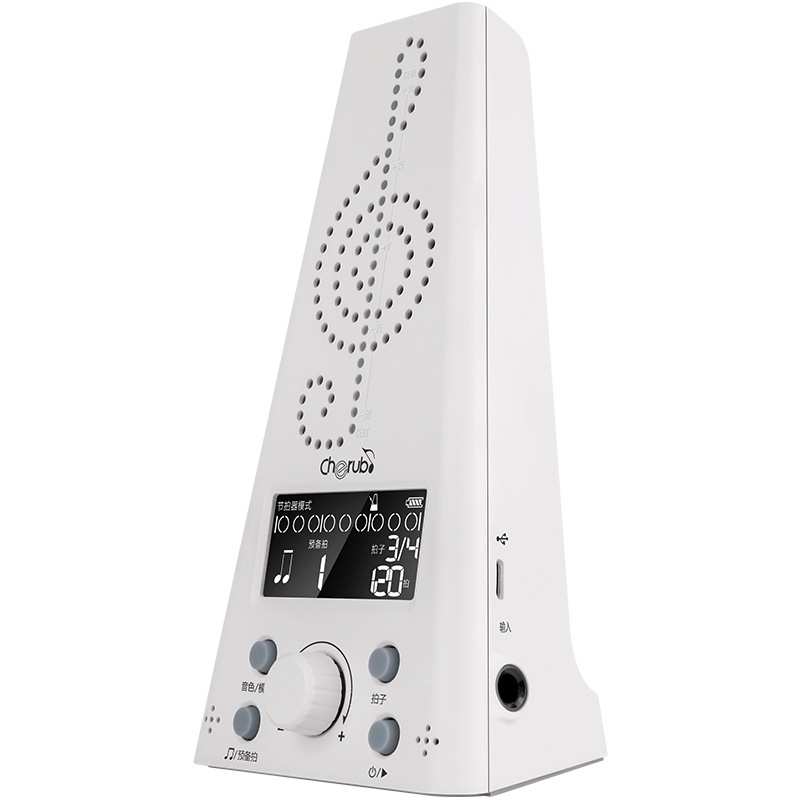 CHERUB小天使WMT230充电电子节拍器调音器钢琴吉他古筝提琴节奏器