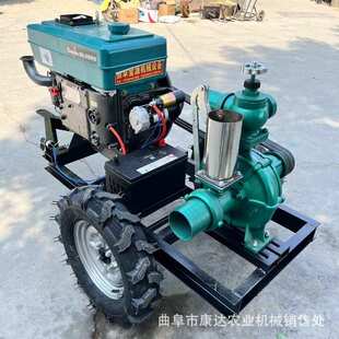 柴油机260高压喷灌泵 农田喷水洒水机 移动式4寸抽水机