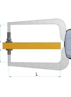 销售德国kroeplin古沃匹林数显式厚度测量卡规C330T