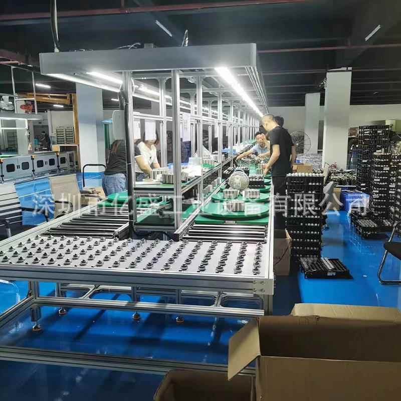 源新能源电模f组河解线工业触摸池屏显示器装配线免费3666D建拆模