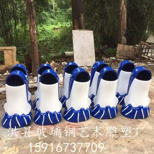 玻璃钢海豚造型垃圾桶雕塑摆件卡通动物模型海洋公园商业街大摆件