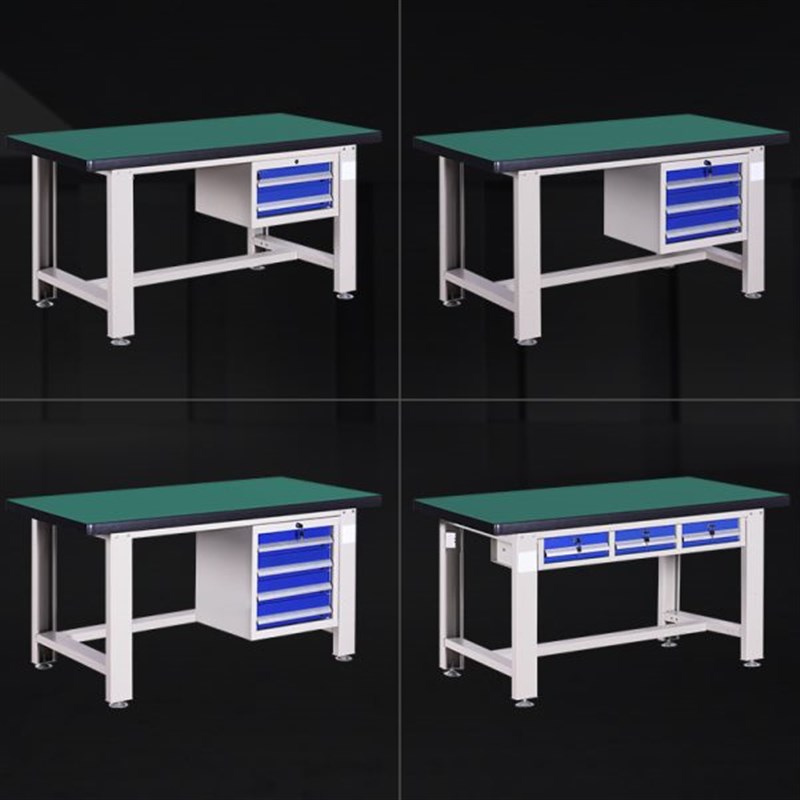 河南洛阳重型工作台m操作台虎钳装配台维修防静电工作桌钳工平台