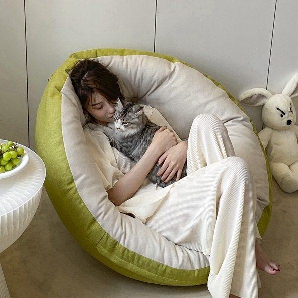 榻榻米坐垫靠背一体地上蒲团懒人沙发坐墩卧室家用地板加厚软垫子,居家布艺,蒲团,淘宝优惠券,粉丝福利购,淘宝优惠卷