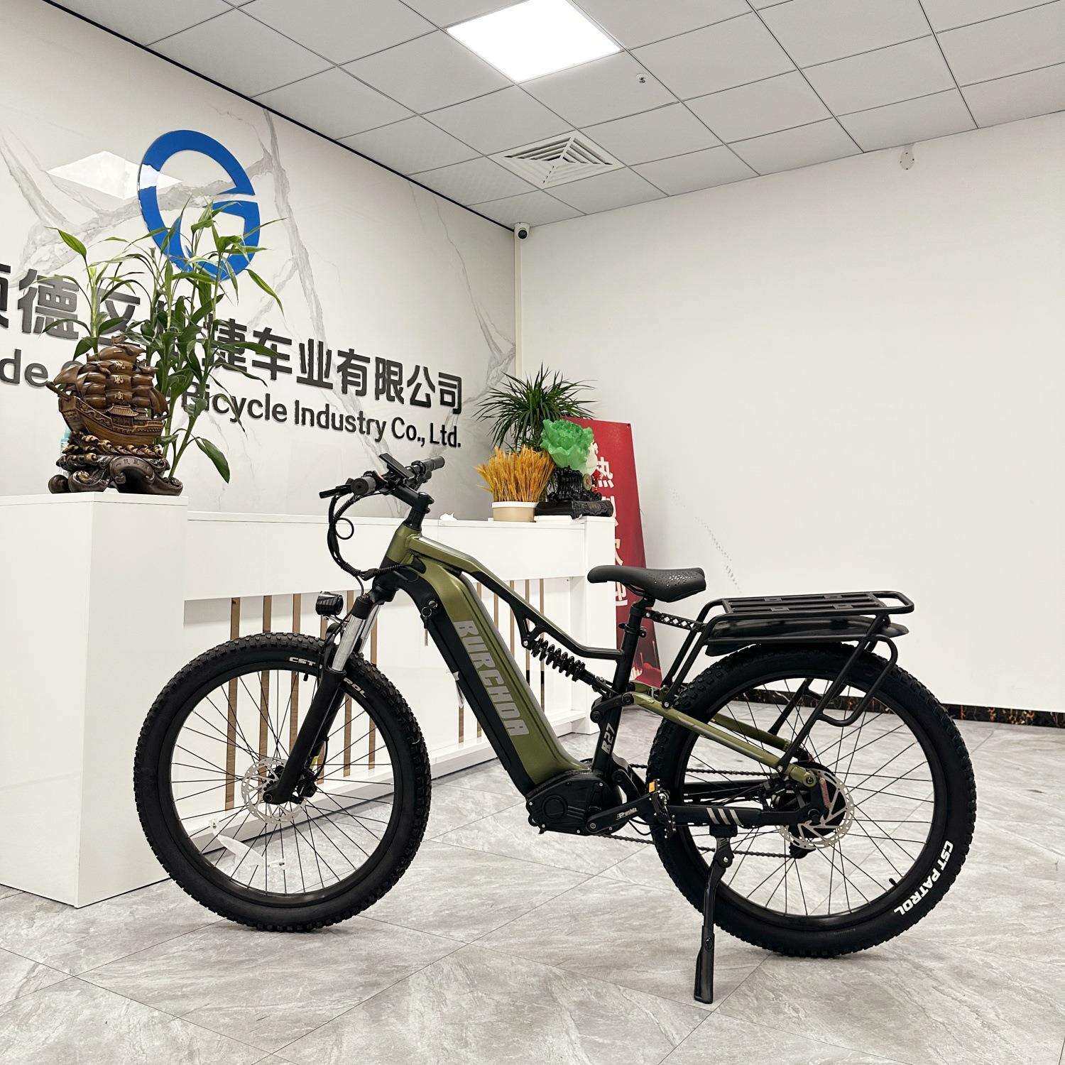 电动自行车2026新款主推力矩助力车细胎9速高配单车海外仓