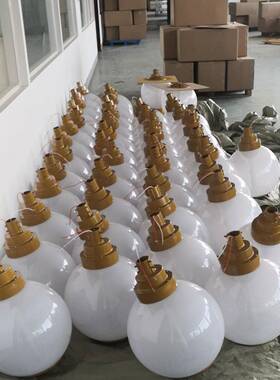 厂家生产LED一体化中华灯球 6米小中华灯 LED30瓦PC材料中华灯球