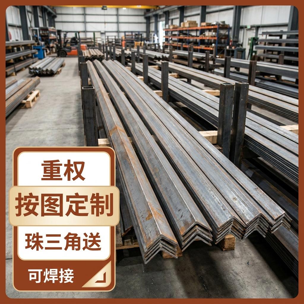 广东现货 角钢Q235B幕墙工程支持来图50x50x5国标材质加工定制