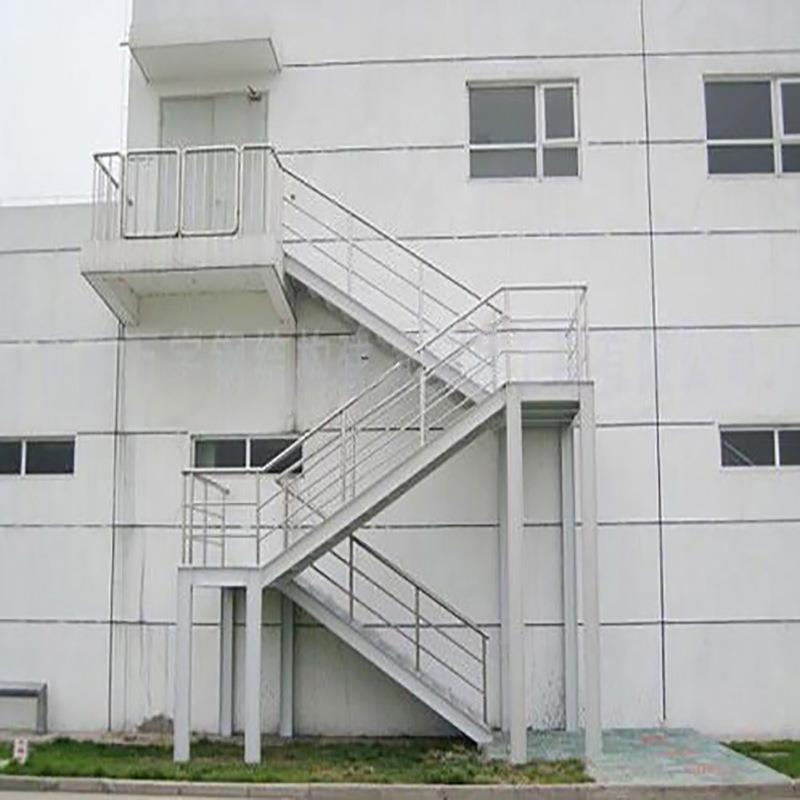 消防钢结构楼梯 逃生楼梯 疏散钢构楼梯 专业制作钢结构楼梯