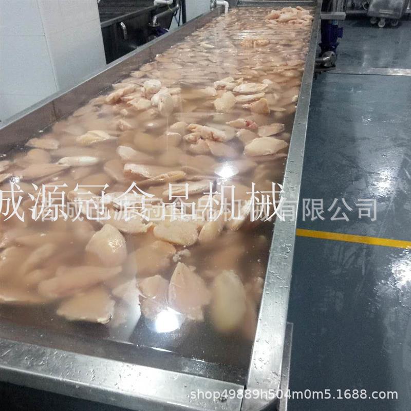 全自动常温水肉类解冻机 冻猪蹄猪肉化冻机 鸡翅鸭脯网带式缓化机