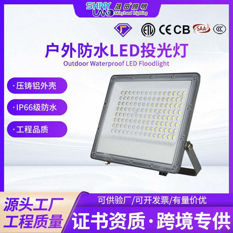 工业探照球场照明灯户外强光 户外防水庭院隧道照树泛光led投光灯