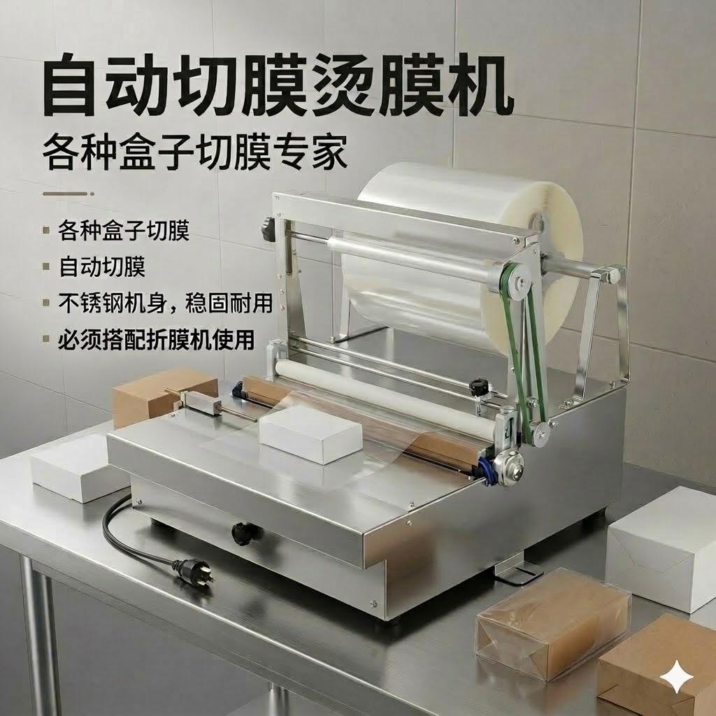 香水盒香烟膜包装机 ACW-88A半自动BOPP膜三维包装机