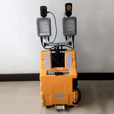 充电式拉杆箱式应急灯夜间抢修搜救灯FW6128升降式应急照明灯