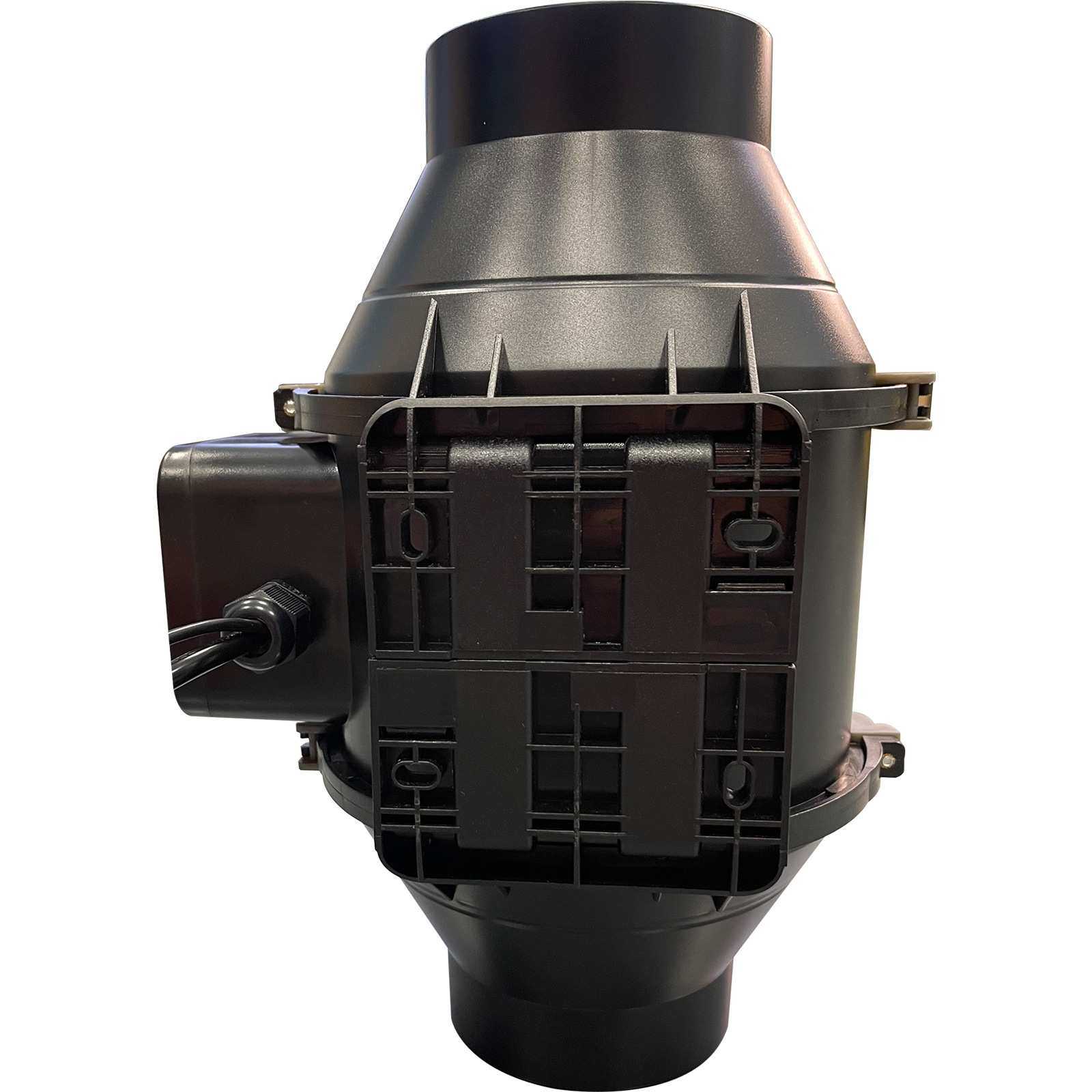 EC100mm4寸帐篷种植水培种植家用通风增压斜流风机内联管道风机